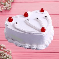 Heart Vanilla Cake